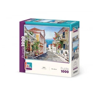 Sahil Sokak Temalı 1000 Parça Puzzle, Zeka Geliştirici Aktivite