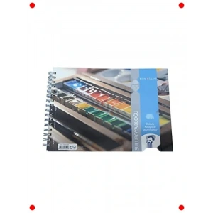 Sanatçı Sulu Boya Bloğu, A5, 300gr, 20 Yaprak Spiralli