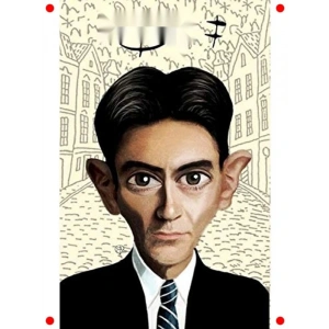 Sanatsal Karikatür Yumuşak Kapak Defter