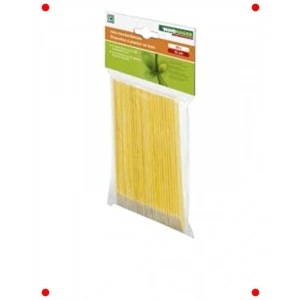 Sarı Ahşap Bitki Etiketi Seti (25 Adet)