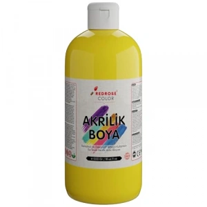 Sarı Akrilik Boya, 500 gr