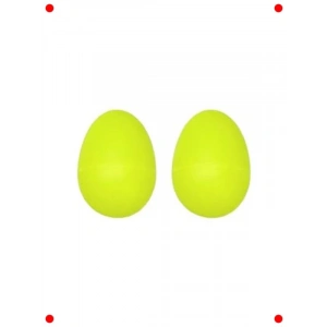 Sarı Plastik Yumurta Marakas Seti - 2 Adet