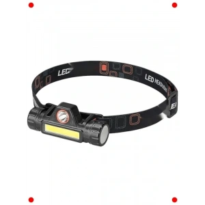 Şarj Edilebilir LED Kafa Feneri – 200 Lümen, Su Geçirmez