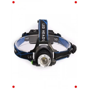 Şarjlı Ayarlanabilir Zoomlu LED Kafa Feneri - 3 Modlu