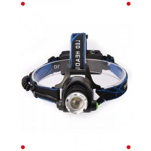 Şarjlı Ayarlanabilir Zoomlu LED Kafa Feneri - 3 Modlu