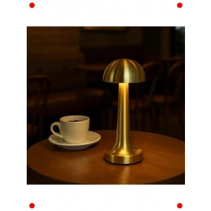 Şarjlı Dekoratif Masa Lambası, 3 Renk, Dimmerli