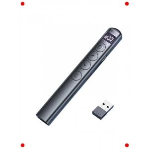 Şarjlı Dijital Ekranlı Lazer Sunum Kumandası
