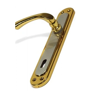 Saten Altın Renkli Kapı Kolu, Çelik Malzeme, Şık Tasarım