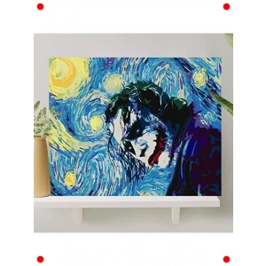Sayılarla Boyama Tuval Seti: Joker Temalı 40x50 cm (Çıtalı)