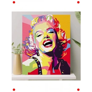 Sayılarla Boyama Tuval Seti - Marilyn Monroe 40x50 cm