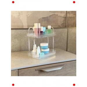 Şeff 2 Katlı Kozmetik Düzenleyici Organizer