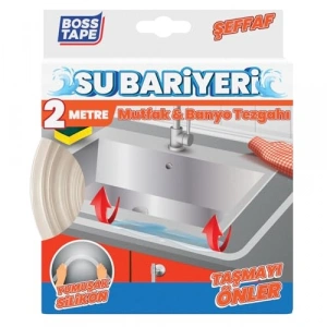 Şeffaf 2 metre uzunluğunda tehlike bariyer bandı