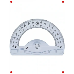 Şeffaf Açı Ölçer - Hassas Ölçüm