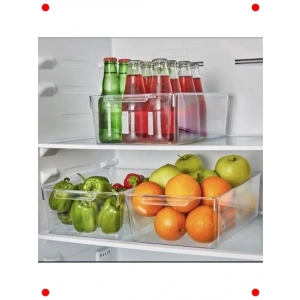 Şeffaf Buzdolabı/Kiler Düzenleyici Kutu XL