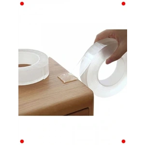 Şeffaf Çift Taraflı Nano Bant 3 Metre