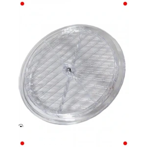 Şeffaf Doğalz Havalandırma Cam Menfezi, 18cm