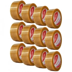 Şeffaf Koli Bandı, 12 Adet 45 mm x 100 m Uzunluğunda