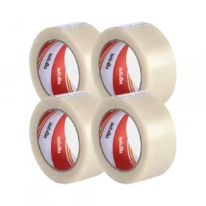 Şeffaf Koli Bandı, 45 mm x 100 metre, 4 Adet Paket