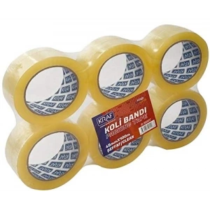 Şeffaf Koli Bantı - 45cm x 100m 6lı Paket