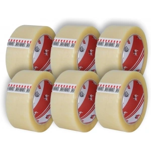 Şeffaf Koli Bantı, 45mm x 100mt Boyutunda 6lı Set