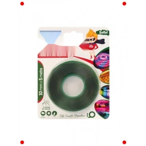 Şeffaf LED Montaj Bandı 10mm x 5mt