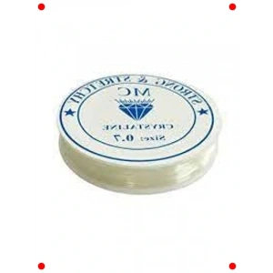 Şeffaf Likralı Misina - 0.7 mm