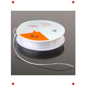 Şeffaf Likralı Misina İp - 0.8 mm