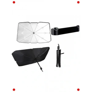 Şemsiye Tipi Katlanabilir Oto Güneşlik ve Numaratör Seti