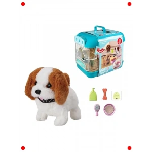 Sesli Işıklı Yürüyen Köpek ve Taşıma Çantalı Set