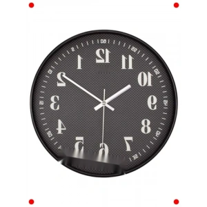 Sessiz Akar Modern Duvar Saati | Örgü Kadranlı 30 cm