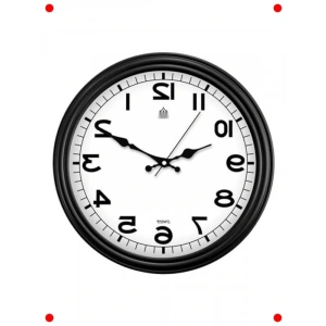 Sessiz Akışlı Klasik Duvar Saati 30 cm