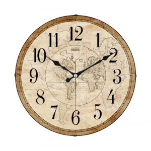 Sessiz Mekanizma ile 36 Cm Bombe Cam Duvar Saati