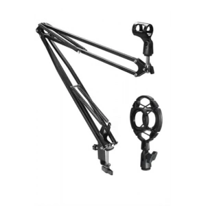 Set Halinde Mikrofon Standı ve Shock Mount, 35x35 cm