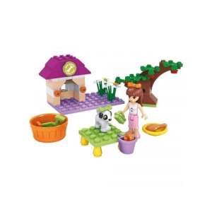 Sevimli Köpek Ağaçlı Figür Seti, 82 Parça Eğlenceli Oyun