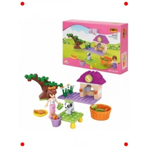 Sevimli Köpek ve Ağaç Temalı Figür Oyun Seti (82 Parça)