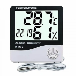 Sıcaklık ve nem ölçen dijital termometre, pratik kullanım