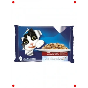 Sığır Etli Yaş Kedi Maması Multipack 4x85gr