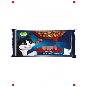 Sığır ve Tavuk Etli Yetişkin Kedi Maması (48 x 85 Gr)