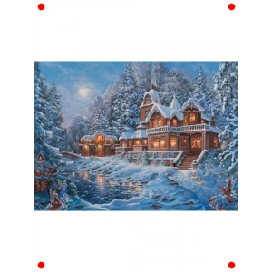 Sihirli Kış Temalı Yapboz - 1000 Parça