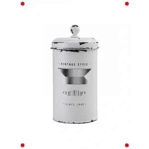 Şık Metal Kahve Saklama Kutusu