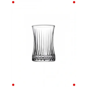 Şık Tasarımlı Cam Çay Bardağı Seti (6 Adet)