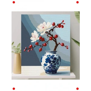 Sılarla ma Tuval Seti 40x50 cm - Kiraz Çiçeği