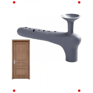 Silikon Kapı Kolu Koruyucu Kılıf - Gürültü & be