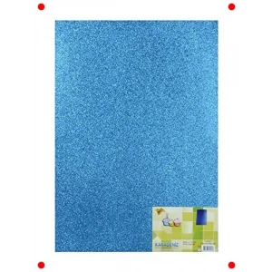 Simli EVA Köpük Levha, Mavi, 50x70 cm, 2 mm Kalınlık