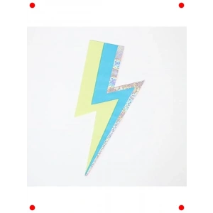 Şimşek Desenli Parti Peçeteleri (16lı)