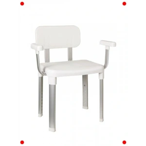 Sırt ve Kol Destekli Konfor Banyo Sandalyesi