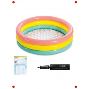 Şişme Bebek Çocuk Havuzu Seti (86x25 cm)