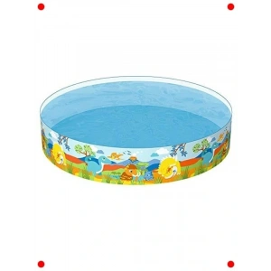 Şişme Dino Figürlü Yuvarlak Havuz 244 x 46 cm