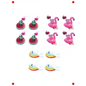 Şişme Havuz Bardak Tutucu Float Seti (12 Adet)