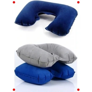Şişme Seyahat Yastığı, Boyun Desteği, Araba Uçak Yolcuk